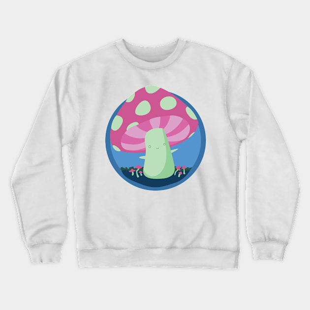 Poly Pride Mushroom Crewneck Sweatshirt by plotDriving-NPC